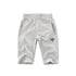 Children's Shark Embroidery Capris